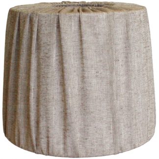 Lampskärm Alva mörk beige linnelook